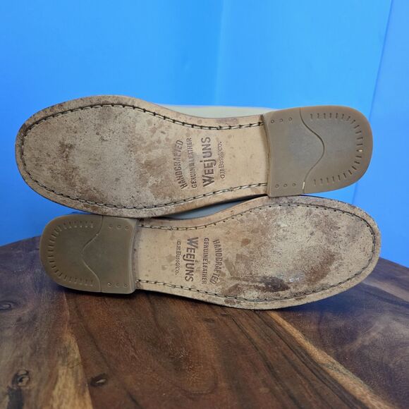 GH Bass Weejuns Colorblock Penny Loafer Women’s 7.5/8M Taupe/Off White 3998 268 - Picture 11 of 12